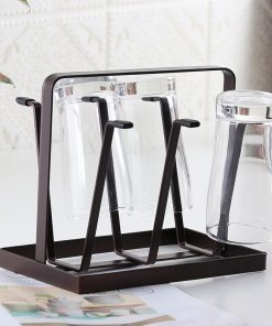 Drying Shelf Home Kitchen Hanging Drainer Storage Rack Iron 6 Cups Rack Mug Glass Cup Stand.jpg 3 247x296