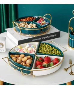 Nordic Ceramic Dry Fruit/Snacks Platter