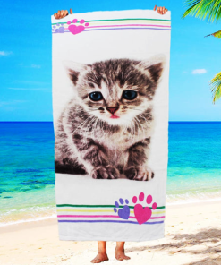 Large Size 70x140 CM Kids Character Towel- Soft & Absorbant Skin Friendly Bath Towel For Kids